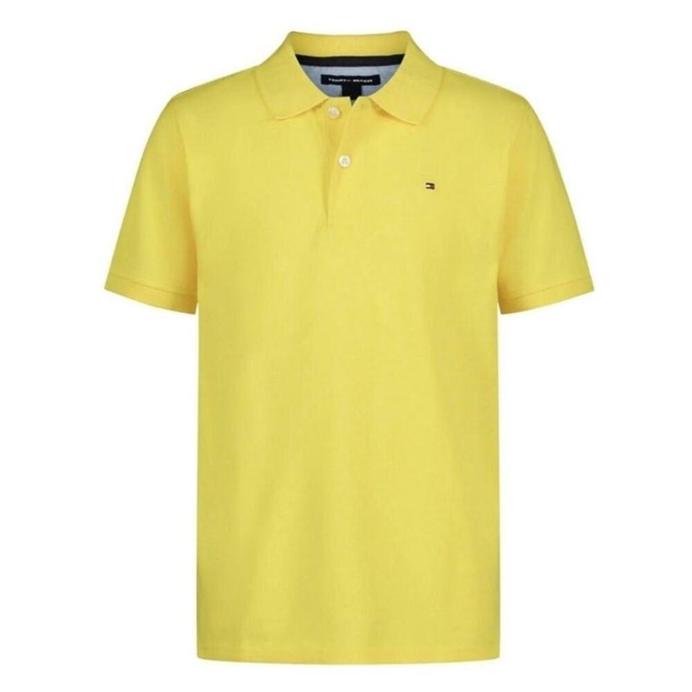 Big Boys Short-Sleeve Stretch Ivy Polo Shirt Size Large -Tommy Hilfiger